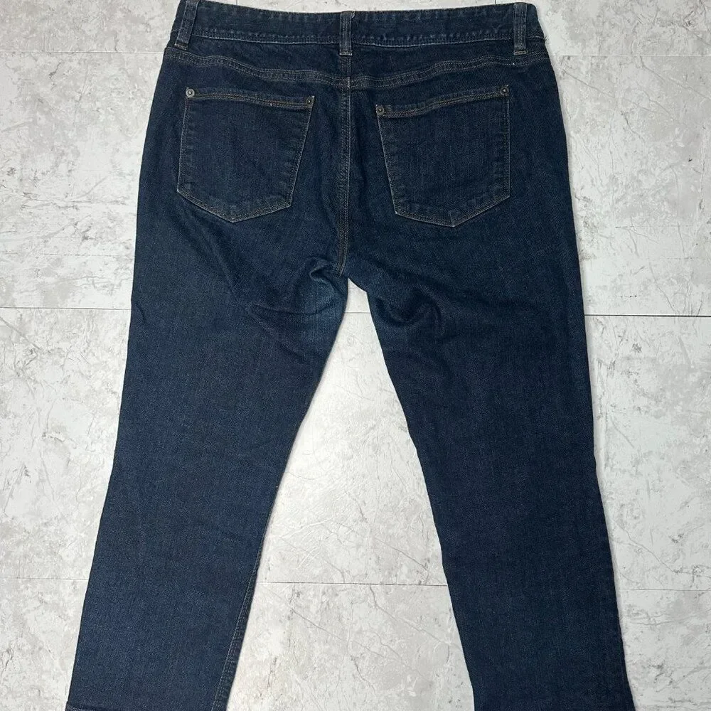 Ann Taylor Loft Modern Crop Denim Capri